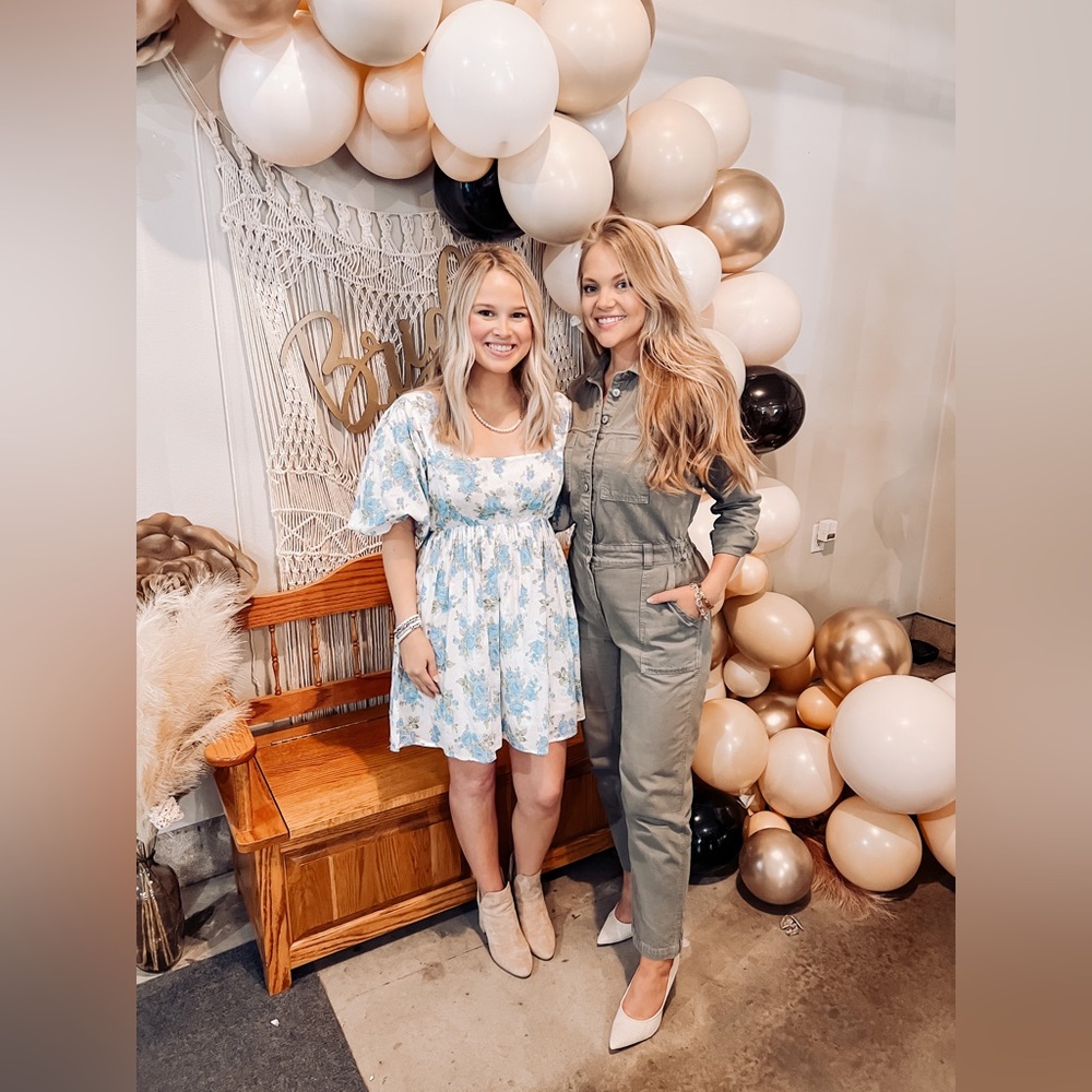 Olive denim jumpsuit